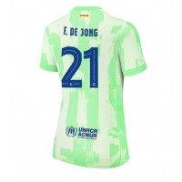 Barcelona Frenkie de Jong #21 Rezervni Dres za Ženska 2024-25 Kratak Rukav